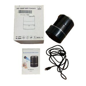 HD 1080P SPY WiFi Camera Wireless Black Model: Y8 H.264 Nanny Opened Box NEW